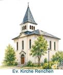 Ki generietes Bild der Evang. Kirche Renchen